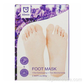 Label pribadi pengelupasan masker kaki hydrating